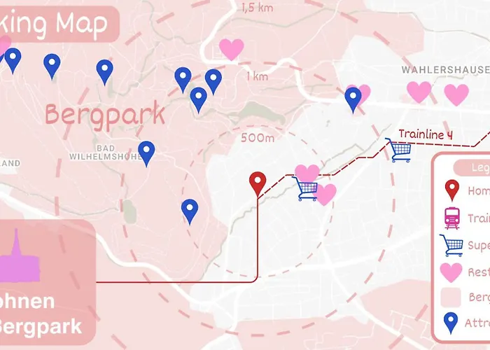 Frauenapartment Schoenes Mit Balkon Am Bergpark Wilhelmshoehe *